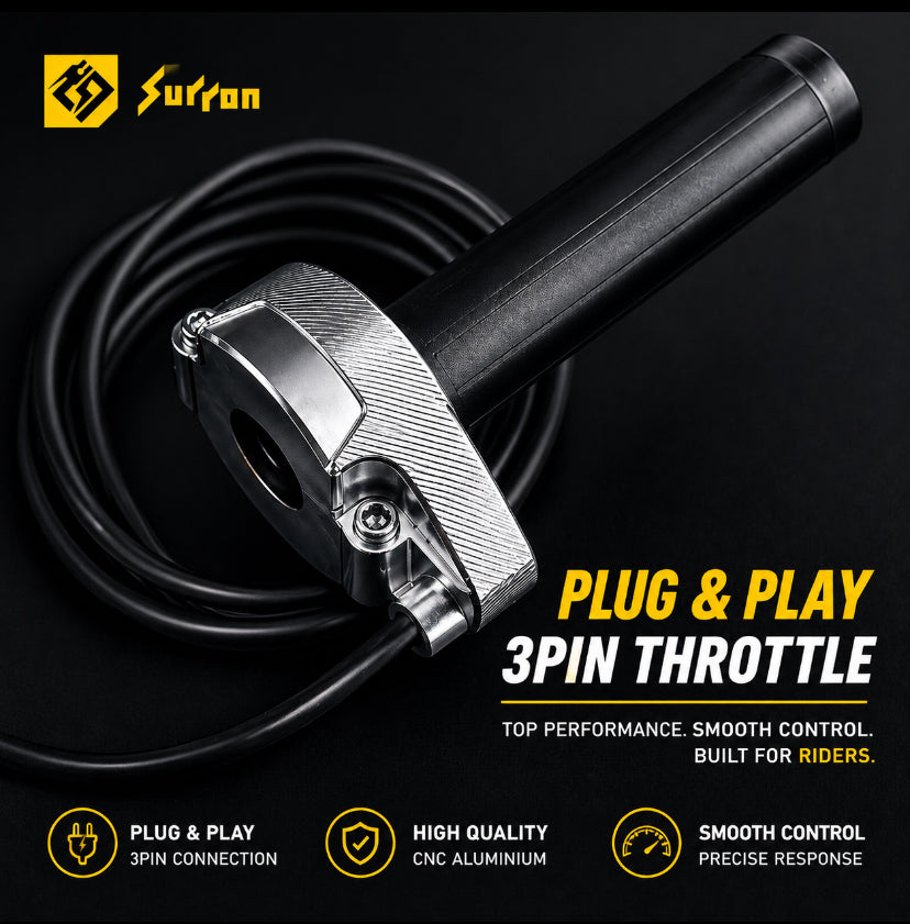 AMP CNC Sur-Ron Throttle – Plug & Play