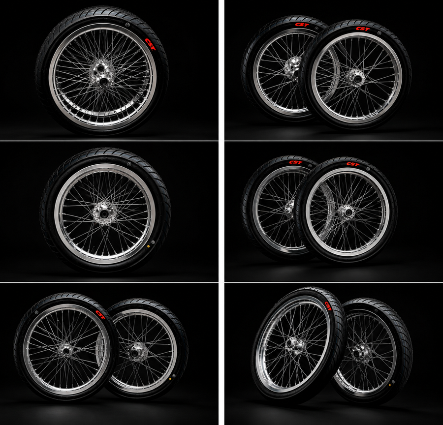 AMP Racing Sur-Ron Light Bee X supermoto wheel set