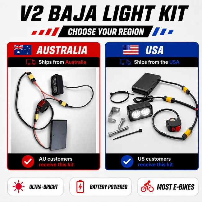 AMP V2 Battery-Powered Baja Light Kit