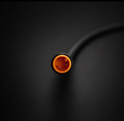 Close-up of the AMP CNC throttle 3-pin connector