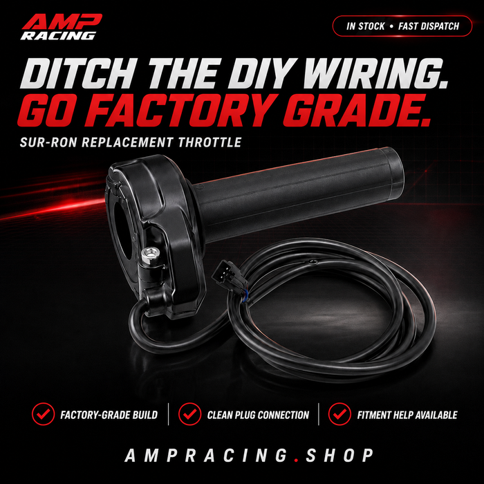 FACTORY-GRADE SUR-RON THROTTLE—NO MORE DIY WIRING 🔥