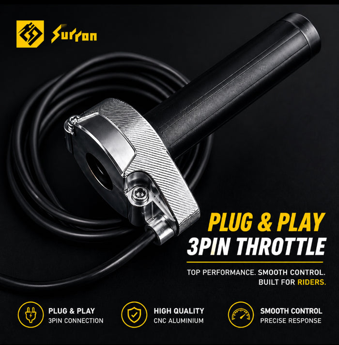 AMP CNC Sur-Ron Throttle – Plug & Play