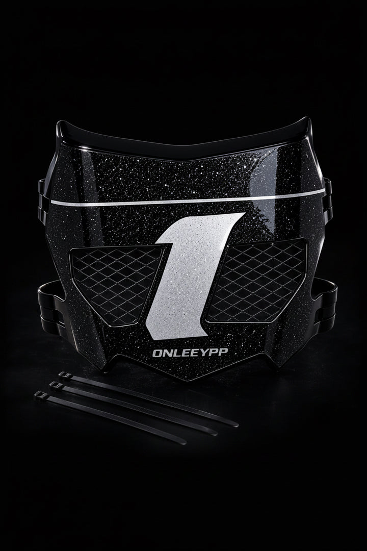 MotoCuts Stealth MX black number plate