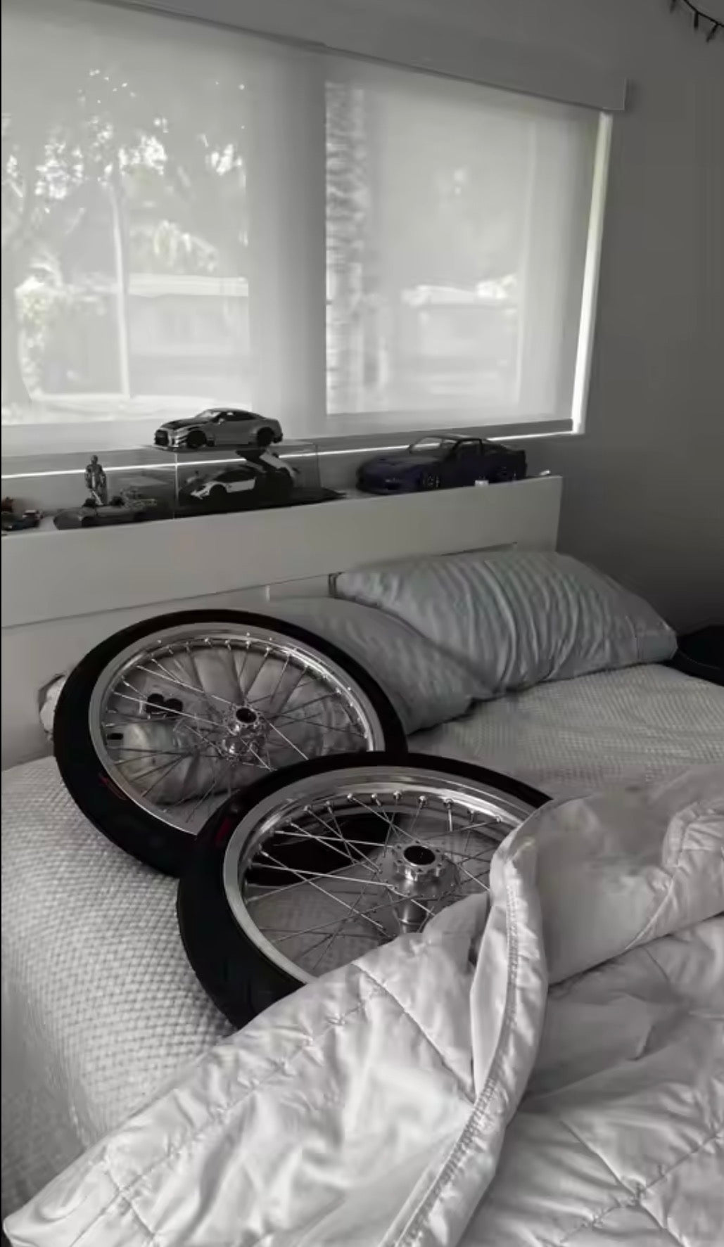Customer photo of AMP Racing 17 inch front and rear supermoto wheel set